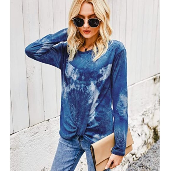 30% Off Bundle NWT Hibluco Twist Front Shirt Tunic - Picture 2 of 5